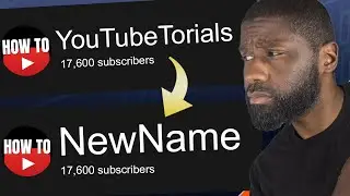 EASIEST way to change your YouTube channel name 2022