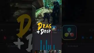 Drag + drop transitions for DaVinci Resolve