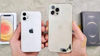 iPhone 12 Mini vs 12 Pro Max DROP Test! Size Matters