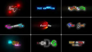 Top 15 Alight Motion Text Presets You NEED in 2025!