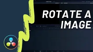 How to Rotate an Image Animation in DaVinci Resolve