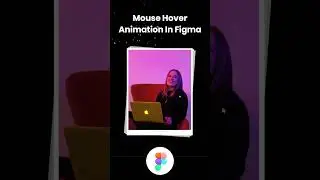 mouse hover animation in figma #shorts #figma #viral #animation #easy #figmadesign #shortvideo #ui