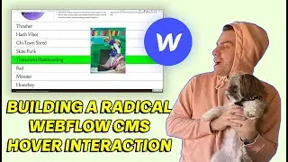 Webflow CMS hover interaction
