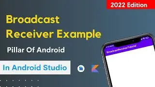 Broadcast receiver in Android studio | what is broadcast receiver in Android | broadcast receiver