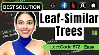 Leaf Similar Trees - LeetCode 872 - Python #leetcode #leetcode75