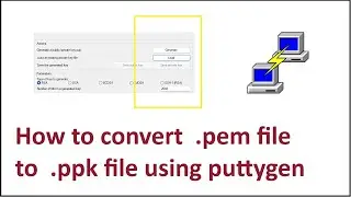 How to convert  .pem file to  .ppk file using puttygen | AWS Tutorials #1