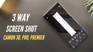 Tecno Camon 30, Pro, Premier How To Take Screenshot | 3 Way Screen Shot |