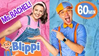 Ms.Rachel and Blippi Learning Adventure! | Indoor Play with Friends | Educational Videos for kids