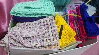 Finish Crochet Work in Progress Projects with Me - PapiTofi Vlogs