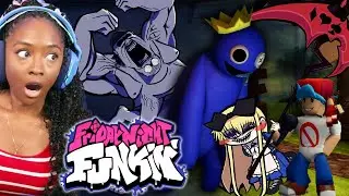 RAINBOW FRIENDS IN FNF??! AND WHY DOES ALICE HAVE A SCYTHE?!!  | Friday Night Funkin