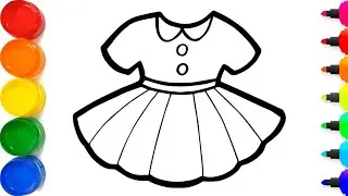 Как Нарисовать Красивое 👗Платье | Как Нарисовать Красивое Платье