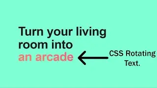 CSS Rotating Text | CSS Creative Text Animation Effects |