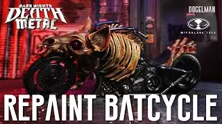 Batcycle McFarlane Toys Repaint | DC Multiverse Dark Nights Death Metal