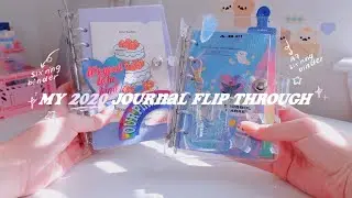 MY 2020 JOURNAL FLIP THROUGH 🥳 6 RING BINDERS