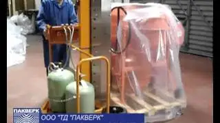 Упаковка крупногабаритных грузов. Колонна TURBOPACK