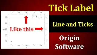 Customize Minor Tick Labels and Major Tick Labels in Origin