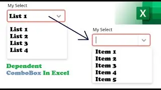 013. Create a Dependent Dropdown with Combo Box in Excel