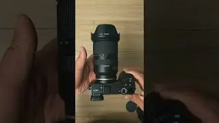 Variable or Constant F-Stop? Sony a6600 Sony 55-210 f4.5-6.3 Tamron 17-70 F2.8 #shorts #asmrsounds