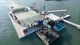 Testing New Surfing Wave Technology in Italy