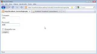 PHP Tutorials: Remember me style Login System using Cookies and Sessions (Part 6)