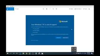 Disable Your Windows 7 PC is Out of Support Full Screen Notification