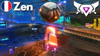 Zen AMAZING Rocket League Gameplay (SSL 2v2)