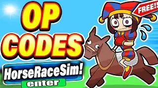 ALL NEW *SECRET CODES* IN ROBLOX HORSE RACE SIMULATOR  codes in roblox Horse Race Simulator ) NEW