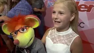 Red Carpet with Darci Lynne Farmer at America's Got Talent - POPSTAR