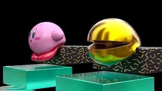Pacman and Kirby  - Softbody Simulation