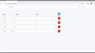 Dynamically Add / Remove input fields in Laravel PHP with Jquery Ajax