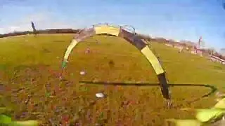 FPV Drone Racing practice in the Winter in the UK