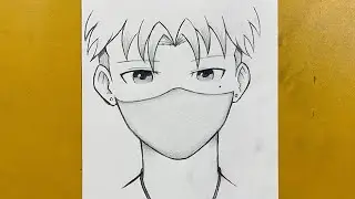 Easy to draw || how to draw anime boy step-by-step