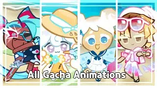 ALL SUMMER VACAY COSTUME ANIMATIONS || Cookie Run Kingdom