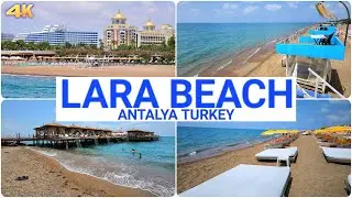 LARA BEACH - ANTALYA TURKEY 2024 4K