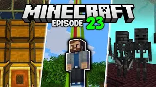 Tying up loose ends in my Minecraft world! | Let's Play Minecraft Survival Ep.23