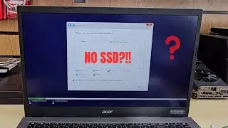 Internal SSD Not Detected During Windows Installation Acer Extensa 15