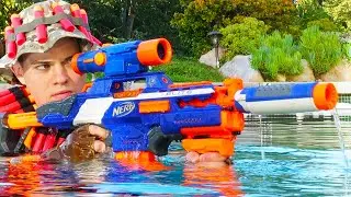 Nerf War: Million Subscribers Battle 4