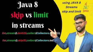 Java 8 : Using Skip and Limit to Control Stream Size in Your Code | Java 8 skip vs limit