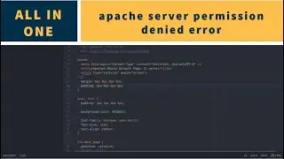 Apache Serve Permission Denied Error Kali linux 2020.1