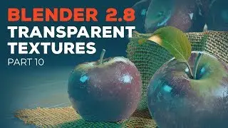 Blender 2.8 Beginner Tutorial - Part 10: Transparent Textures