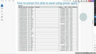 How to extract pdf data to excel quickly using power query in excel - Excel for audit and auditors