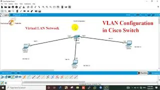 VLAN Configuration in Cisco Switch | Technical Hakim | Packet Tracer Labs #VlanConfiguration