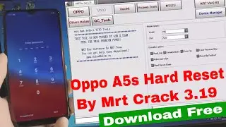 Oppo A5s Hard Reset Done By Mrt 3.19 Crack 10000% Tested With Download Link