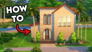 How To Build A Mediterranean House In The Sims 4