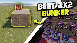 The BEST 2X2 BUNKER | Rust Building Tutorial 2023