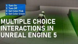 How To Interact With Lights, Doors & Other Actors In Unreal Engine 5 - Part 2 (Multiple Choice)