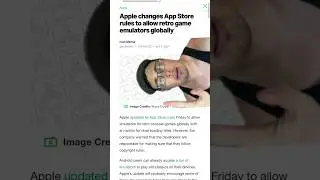 Apple To Allow Emulators Now?!?! What? 