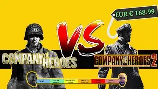 Company of heroes 1 vs Company of heroes 2: Comparing Relic's WW2 RTS games.