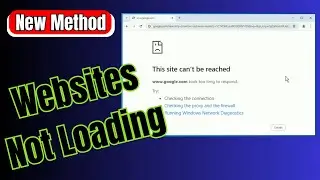 How to Fix Some Websites Not Loading or Not Opening in Any Browser