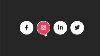 How to Make Social Media Icons Hover Animation CSS | Social Media Icons Hover Effect using HTML CSS